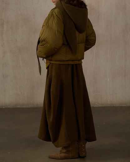 クルーネックショートコート 10274