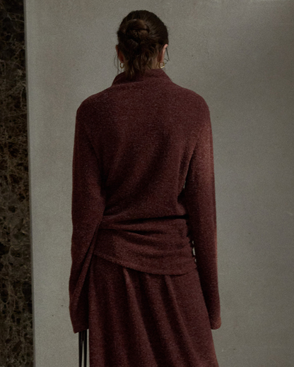 ベーシックニットハイネック 10486