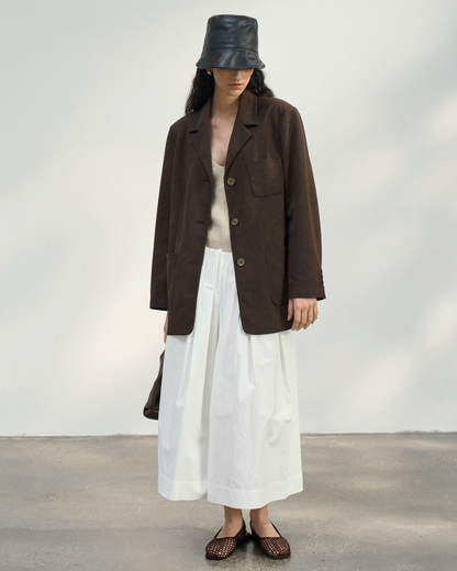 シャープラインスエードテーラード 10459