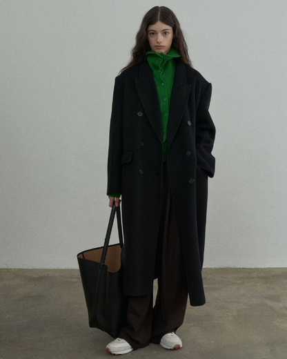 ツーウェイハイネックウォームニットカーディガン 10341