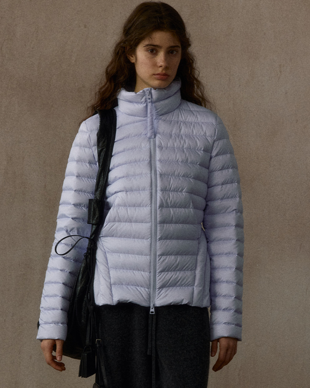 スタンドカラーショートスリムコート 10305