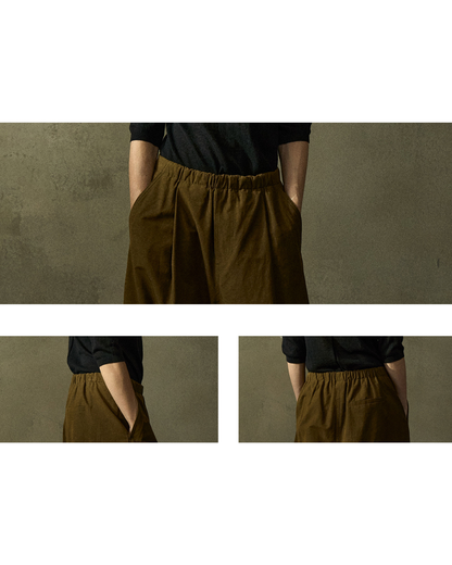 ウエストゴムルーズカジュアルパンツ 10255