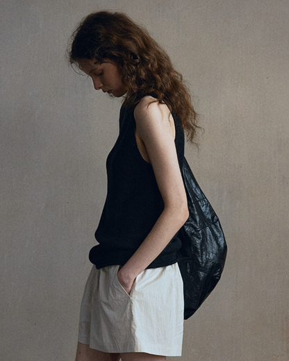 シリンダーハイネックノースリーブニット 10558