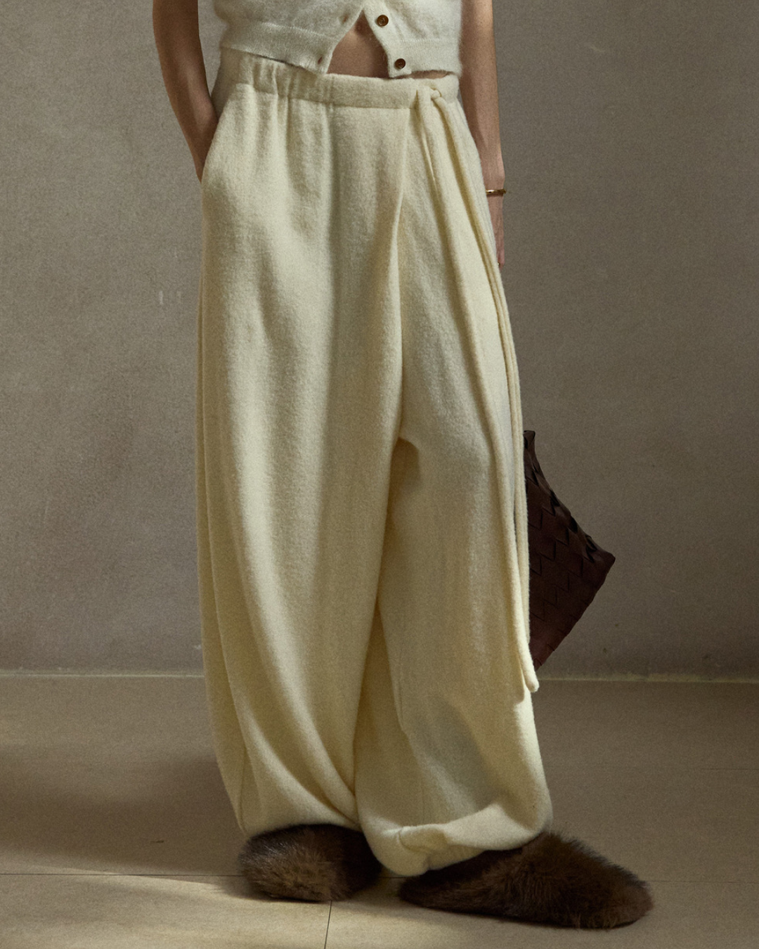 ストラップドロストモードパンツ 10488