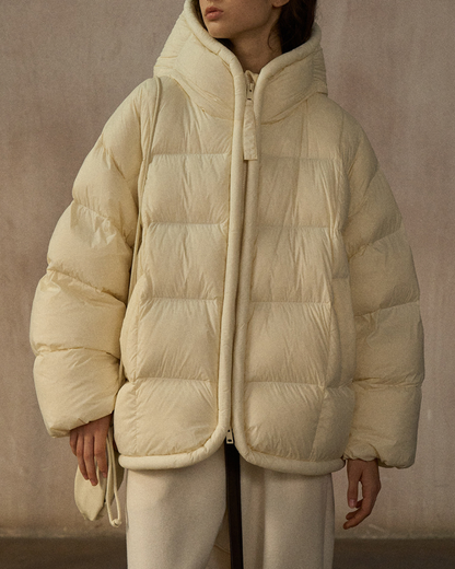 フーディーミディダウンコート 10280